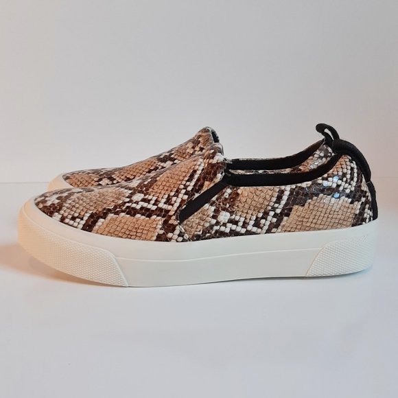 Zara Trafaluc Python Slip On Platform Sneakers - Picture 7 of 10